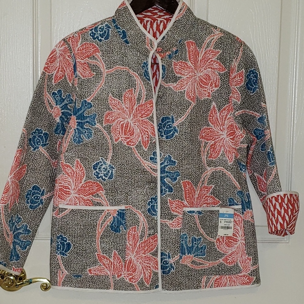 J Mclaughlin Floral Jacket New With Tags Pink